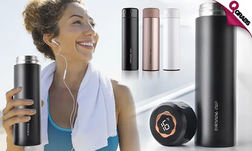 Tumbler with Digital Temperature Display!